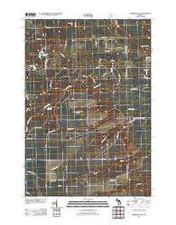 Sprinkler Lake Michigan Historical topographic map, 1:24000 scale, 7.5 X 7.5 Minute, Year 2012