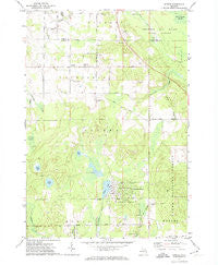 Spruce Michigan Historical topographic map, 1:24000 scale, 7.5 X 7.5 Minute, Year 1971