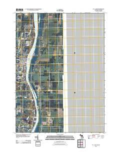 St. Clair Michigan Historical topographic map, 1:24000 scale, 7.5 X 7.5 Minute, Year 2011