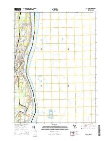 St. Clair Michigan Historical topographic map, 1:24000 scale, 7.5 X 7.5 Minute, Year 2014