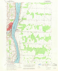 St. Clair Michigan Historical topographic map, 1:24000 scale, 7.5 X 7.5 Minute, Year 1968