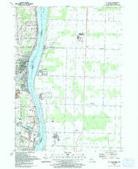 St. Clair Michigan Historical topographic map, 1:24000 scale, 7.5 X 7.5 Minute, Year 1991