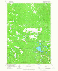 St. Helen NE Michigan Historical topographic map, 1:24000 scale, 7.5 X 7.5 Minute, Year 1965