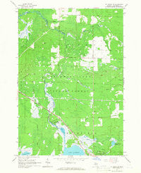 St. Helen NW Michigan Historical topographic map, 1:24000 scale, 7.5 X 7.5 Minute, Year 1965