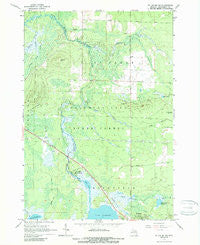 St. Helen NW Michigan Historical topographic map, 1:24000 scale, 7.5 X 7.5 Minute, Year 1965