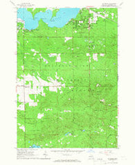 St. Helen Michigan Historical topographic map, 1:24000 scale, 7.5 X 7.5 Minute, Year 1965