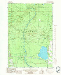St. Jacques Michigan Historical topographic map, 1:24000 scale, 7.5 X 7.5 Minute, Year 1985