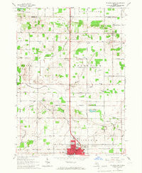 St. Johns North Michigan Historical topographic map, 1:24000 scale, 7.5 X 7.5 Minute, Year 1965