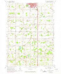 St. Johns South Michigan Historical topographic map, 1:24000 scale, 7.5 X 7.5 Minute, Year 1965