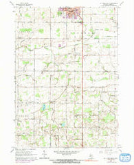 St. Johns South Michigan Historical topographic map, 1:24000 scale, 7.5 X 7.5 Minute, Year 1965