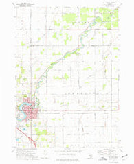 St. Louis Michigan Historical topographic map, 1:24000 scale, 7.5 X 7.5 Minute, Year 1973
