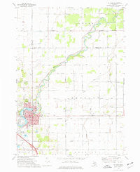 St. Louis Michigan Historical topographic map, 1:24000 scale, 7.5 X 7.5 Minute, Year 1973