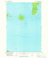 St. Martin Island Michigan Historical topographic map, 1:24000 scale, 7.5 X 7.5 Minute, Year 1964