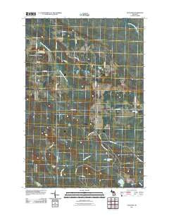 Stalwart Michigan Historical topographic map, 1:24000 scale, 7.5 X 7.5 Minute, Year 2011