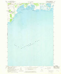 Standish NE Michigan Historical topographic map, 1:24000 scale, 7.5 X 7.5 Minute, Year 1967