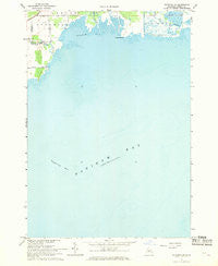 Standish NE Michigan Historical topographic map, 1:24000 scale, 7.5 X 7.5 Minute, Year 1967
