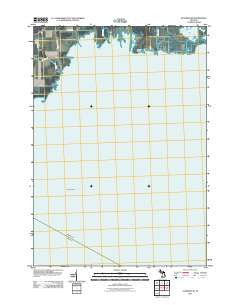 Standish NE Michigan Historical topographic map, 1:24000 scale, 7.5 X 7.5 Minute, Year 2011