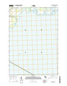 Standish NE Michigan Historical topographic map, 1:24000 scale, 7.5 X 7.5 Minute, Year 2014