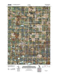 Stanton Michigan Historical topographic map, 1:24000 scale, 7.5 X 7.5 Minute, Year 2011