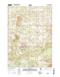 Stanton Michigan Historical topographic map, 1:24000 scale, 7.5 X 7.5 Minute, Year 2014