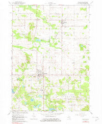 Stanton Michigan Historical topographic map, 1:24000 scale, 7.5 X 7.5 Minute, Year 1964