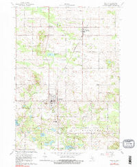 Stanton Michigan Historical topographic map, 1:24000 scale, 7.5 X 7.5 Minute, Year 1964