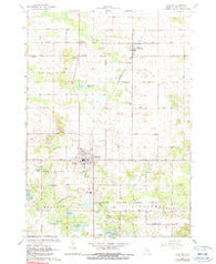 Stanton Michigan Historical topographic map, 1:24000 scale, 7.5 X 7.5 Minute, Year 1964