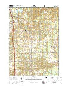 Stanwood Michigan Historical topographic map, 1:24000 scale, 7.5 X 7.5 Minute, Year 2014
