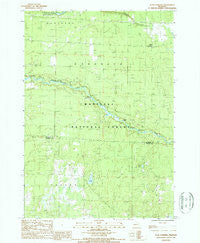 Star Corners Michigan Historical topographic map, 1:24000 scale, 7.5 X 7.5 Minute, Year 1987