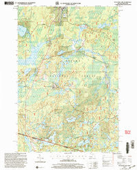 Stateline Lake Michigan Historical topographic map, 1:24000 scale, 7.5 X 7.5 Minute, Year 1999