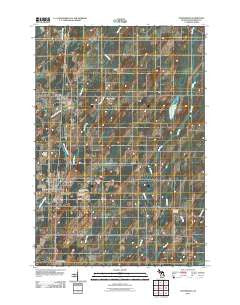 Stephenson Michigan Historical topographic map, 1:24000 scale, 7.5 X 7.5 Minute, Year 2011