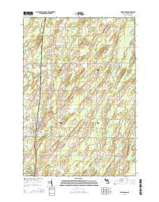 Stephenson Michigan Historical topographic map, 1:24000 scale, 7.5 X 7.5 Minute, Year 2014