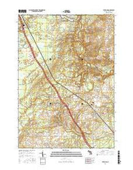 Sterling Michigan Current topographic map, 1:24000 scale, 7.5 X 7.5 Minute, Year 2017