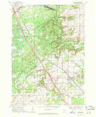 Sterling Michigan Historical topographic map, 1:24000 scale, 7.5 X 7.5 Minute, Year 1968