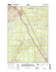 Sterling NW Michigan Current topographic map, 1:24000 scale, 7.5 X 7.5 Minute, Year 2017