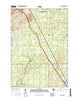 Sterling NW Michigan Current topographic map, 1:24000 scale, 7.5 X 7.5 Minute, Year 2017
