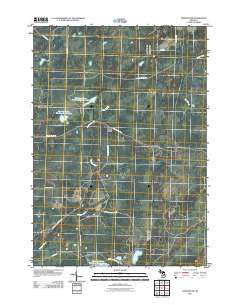 Sterling SW Michigan Historical topographic map, 1:24000 scale, 7.5 X 7.5 Minute, Year 2011