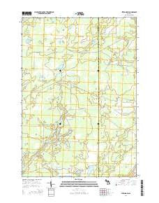 Sterling SW Michigan Historical topographic map, 1:24000 scale, 7.5 X 7.5 Minute, Year 2014