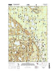 Steuben Michigan Current topographic map, 1:24000 scale, 7.5 X 7.5 Minute, Year 2017