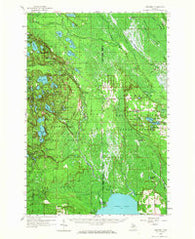 Steuben Michigan Historical topographic map, 1:62500 scale, 15 X 15 Minute, Year 1958