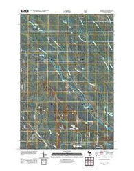 Steuben NE Michigan Historical topographic map, 1:24000 scale, 7.5 X 7.5 Minute, Year 2011
