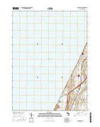 Stevensville Michigan Current topographic map, 1:24000 scale, 7.5 X 7.5 Minute, Year 2017