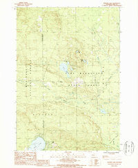 Stewart Lake Michigan Historical topographic map, 1:24000 scale, 7.5 X 7.5 Minute, Year 1987