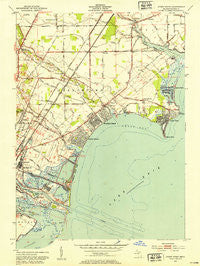 Stony Point Michigan Historical topographic map, 1:24000 scale, 7.5 X 7.5 Minute, Year 1952