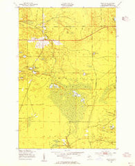 Strongs Michigan Historical topographic map, 1:24000 scale, 7.5 X 7.5 Minute, Year 1951