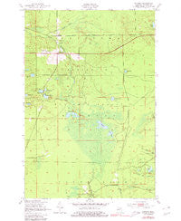 Strongs Michigan Historical topographic map, 1:24000 scale, 7.5 X 7.5 Minute, Year 1951