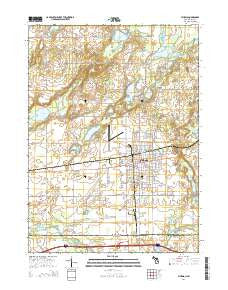 Sturgis Michigan Historical topographic map, 1:24000 scale, 7.5 X 7.5 Minute, Year 2014