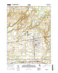 Sturgis Michigan Current topographic map, 1:24000 scale, 7.5 X 7.5 Minute, Year 2016