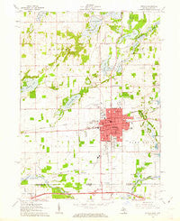 Sturgis Michigan Historical topographic map, 1:24000 scale, 7.5 X 7.5 Minute, Year 1961