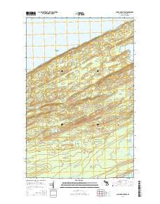 Sugar Mountain Michigan Historical topographic map, 1:24000 scale, 7.5 X 7.5 Minute, Year 2014